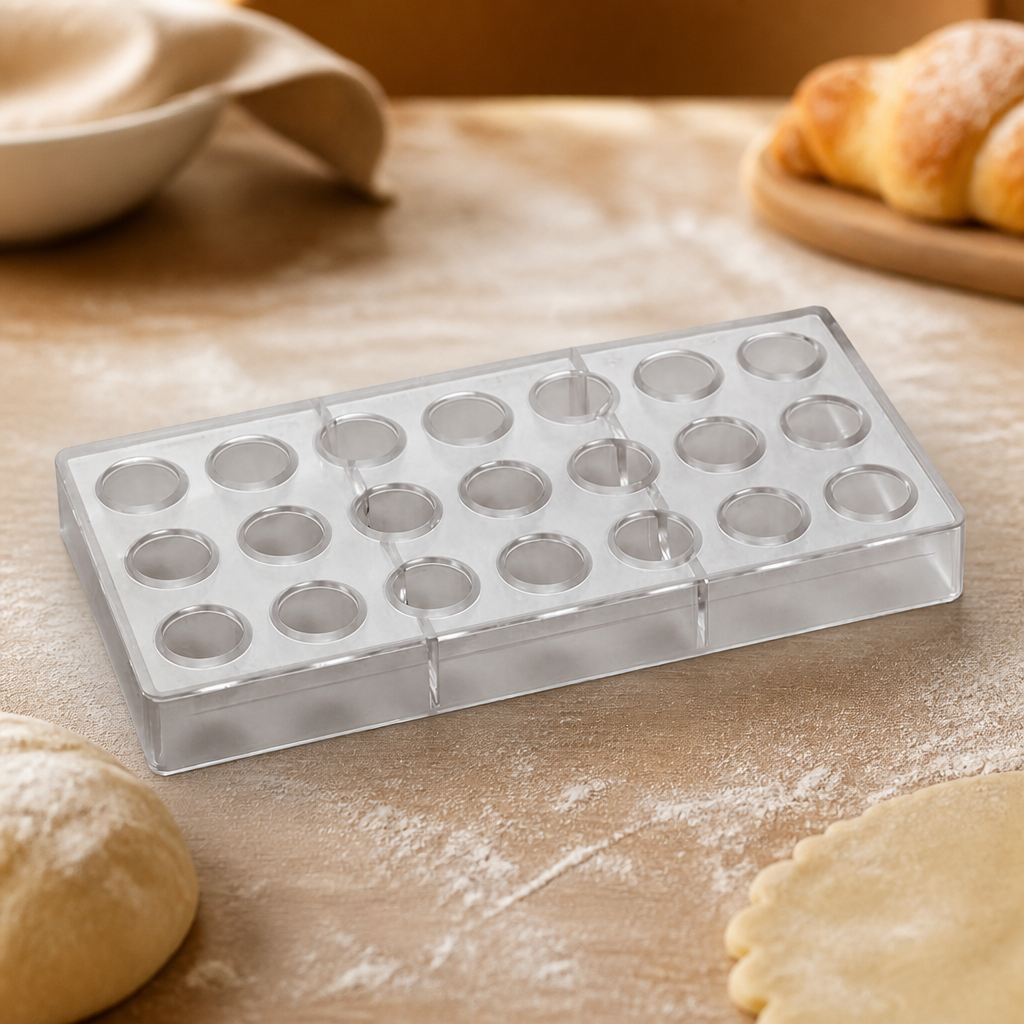 Commercial Praline Mould 275x135mm for 21 bullet shapes