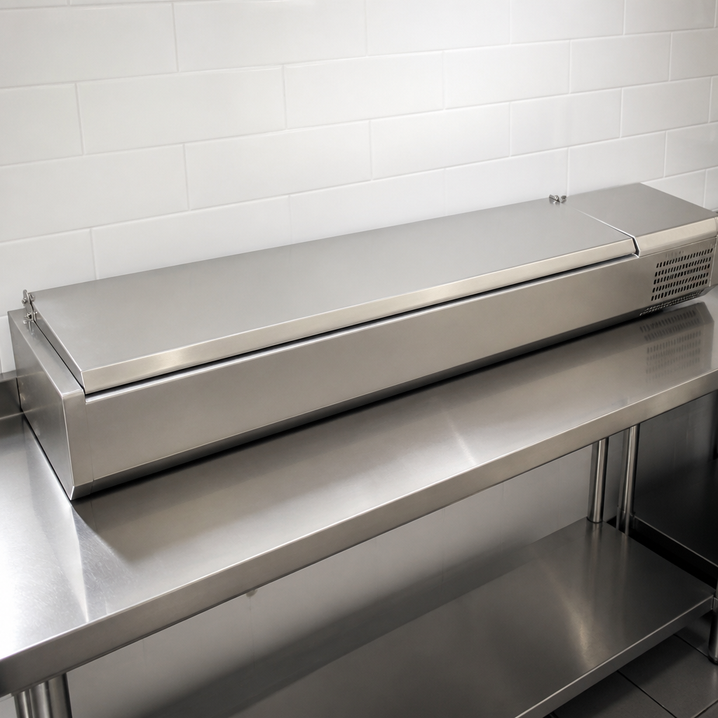 Commercial Countertop Prep Fridge 8x 1/4GN capacity