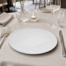 Commercial Raw Recycled Clay Coupe Plates 280mm - 6 Pack