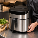 Commercial 6.5L Air Fryer with Digital Timer and Pre-Set Programs