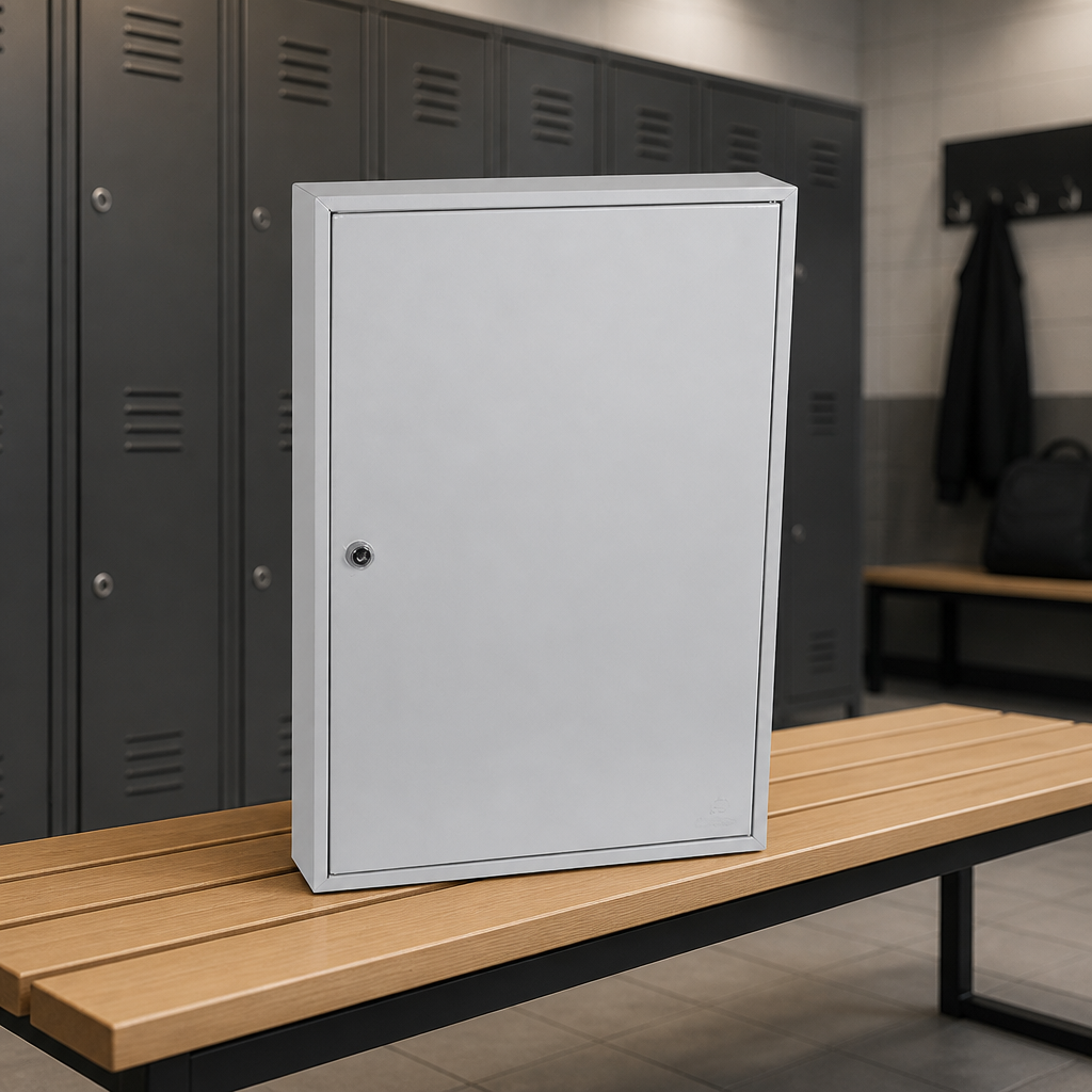 Commercial Key Locking Cabinet for 100 Keys with Wall Mount