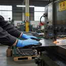 Premium Lightweight PU Palm Coated Cut Level B Gloves for Secure Grip in Oily and Greasy Environments