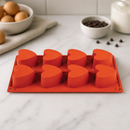 Commercial Silicone Non Stick Mould 8 Cup Heart Shape