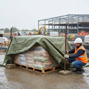 Premium Heavy Duty Jute Tarpaulin 9FT x 12FT - Durable Weather-Resistant Covering for Outdoor Use