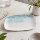 Commercial Oblong Plates Aquamarine 355x189mm 6 Pack