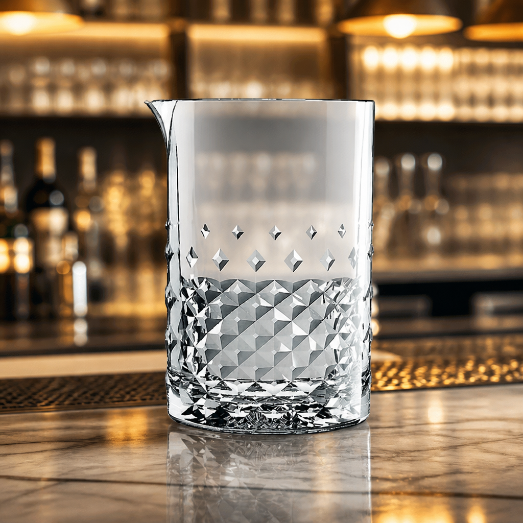 750ml Commercial Cocktail Mixing Glasses with Lip - 6 Pack