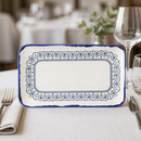 Commercial Rectangular Plates 270x160mm Moresque Style 12 Pack