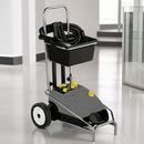 Commercial Trolley for Steam Cleaner with Integrated Storage