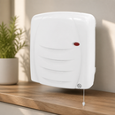 2kW Commercial Downflow Wall Fan Heater White