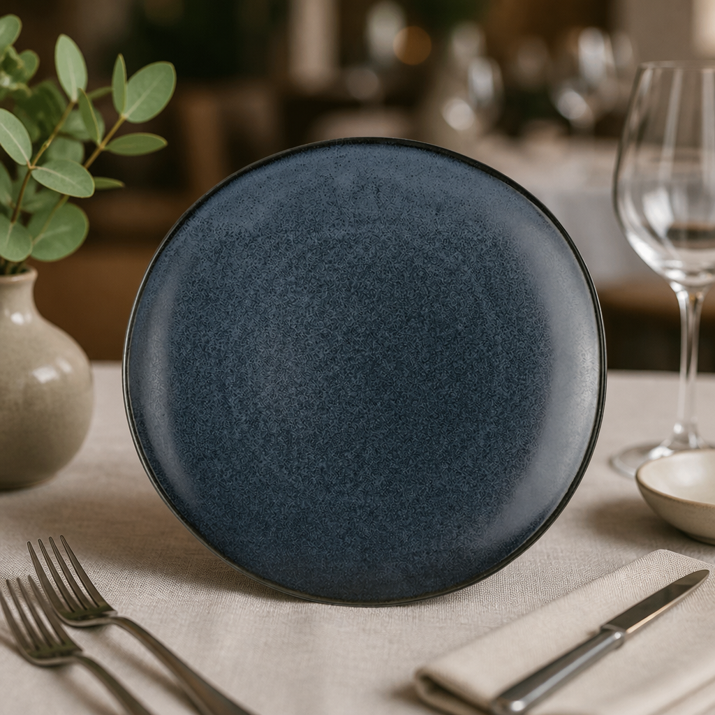 Commercial Organic Plates 235mm for Casual Dining 24 Pack