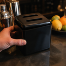 Commercial Insulated Square Ice Bucket 6L Capacity Black
