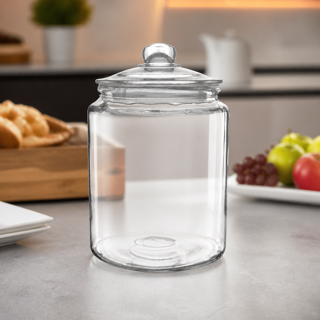Commercial Biscotti Jar 6.2Ltr Glass Food Storage Container