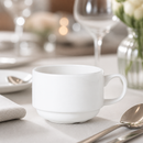 200ml Commercial Stacking Slimline Tea Cups - 36 Pack