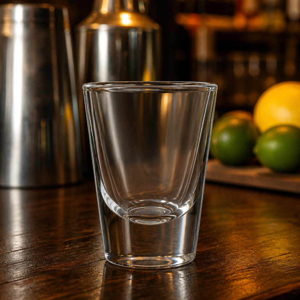 30ml fluted commercial shot glasses in a 12 pack
