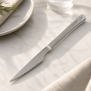 Commercial Steak Knives Set of 12 - Ergonomic 8" Serrated Blades