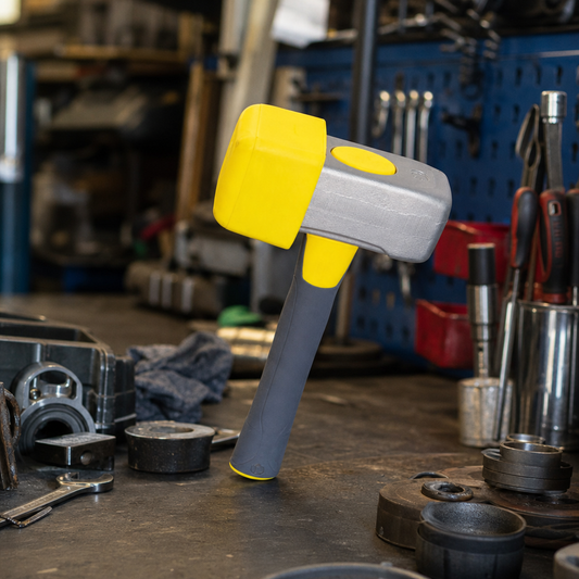 Bevel Edge Club Hammer with Rubber End