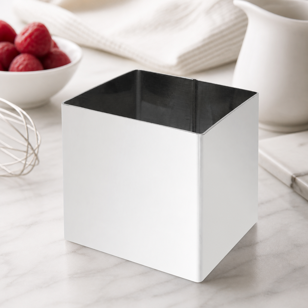 Commercial Square Mousse Ring 60mm Deep Plating Mould