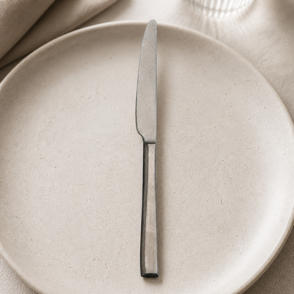Commercial Vintage Table Knife Set 12 Pack Stainless Steel