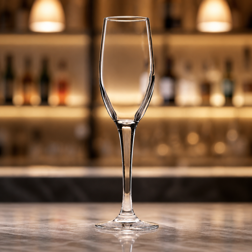 Commercial Champagne Glasses 170ml 6oz Clear 12 Pack
