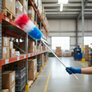Premium Expandable Handle Feather Duster for Efficient Dusting and Cleaning with Versatile Reach