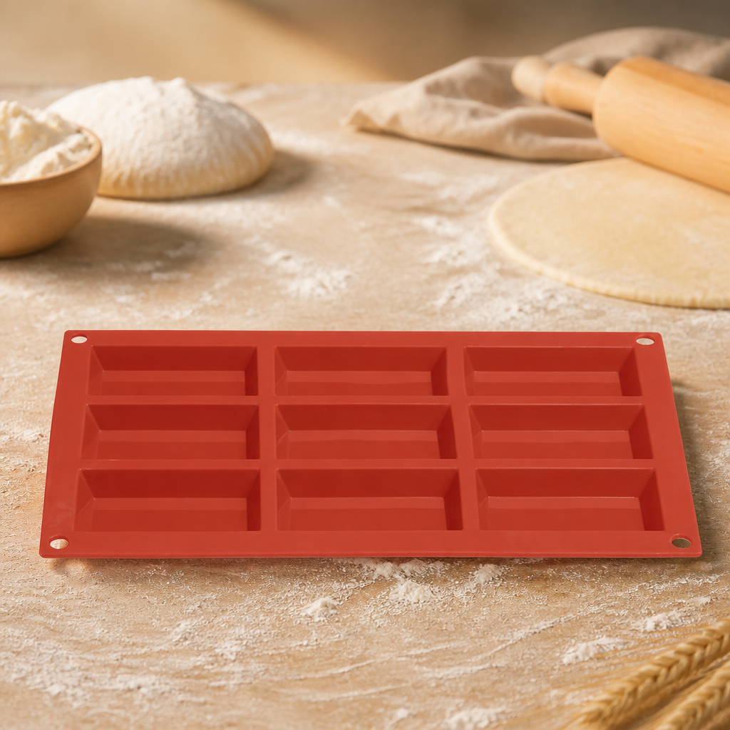 9 Cup Commercial Silicone Cake Mould for baking