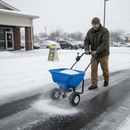 Premium 25KG Capacity Salt Spreader with Adjustable Flow Rate and 3m Spread Width for Efficient Winter Maintenance
