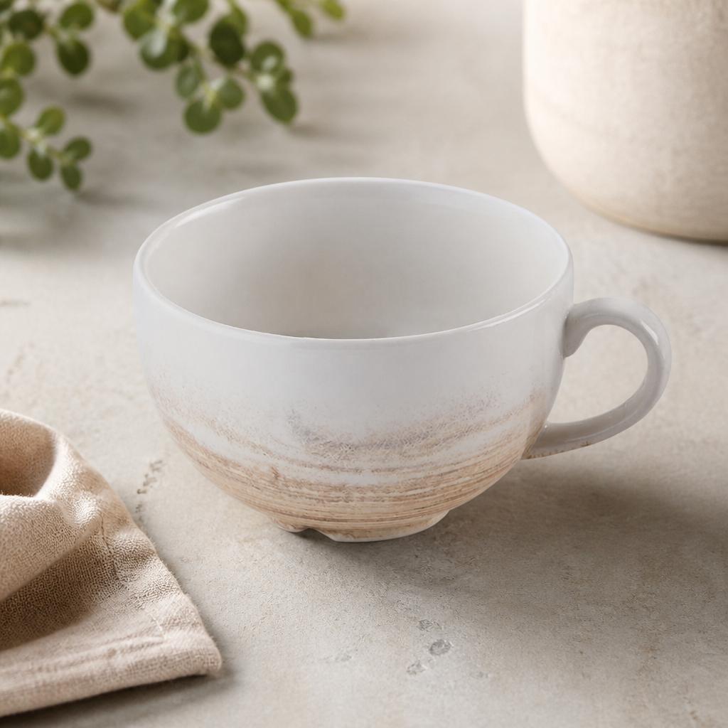 Commercial Cappuccino Cups 354ml - 12 Pack Super Vitrified
