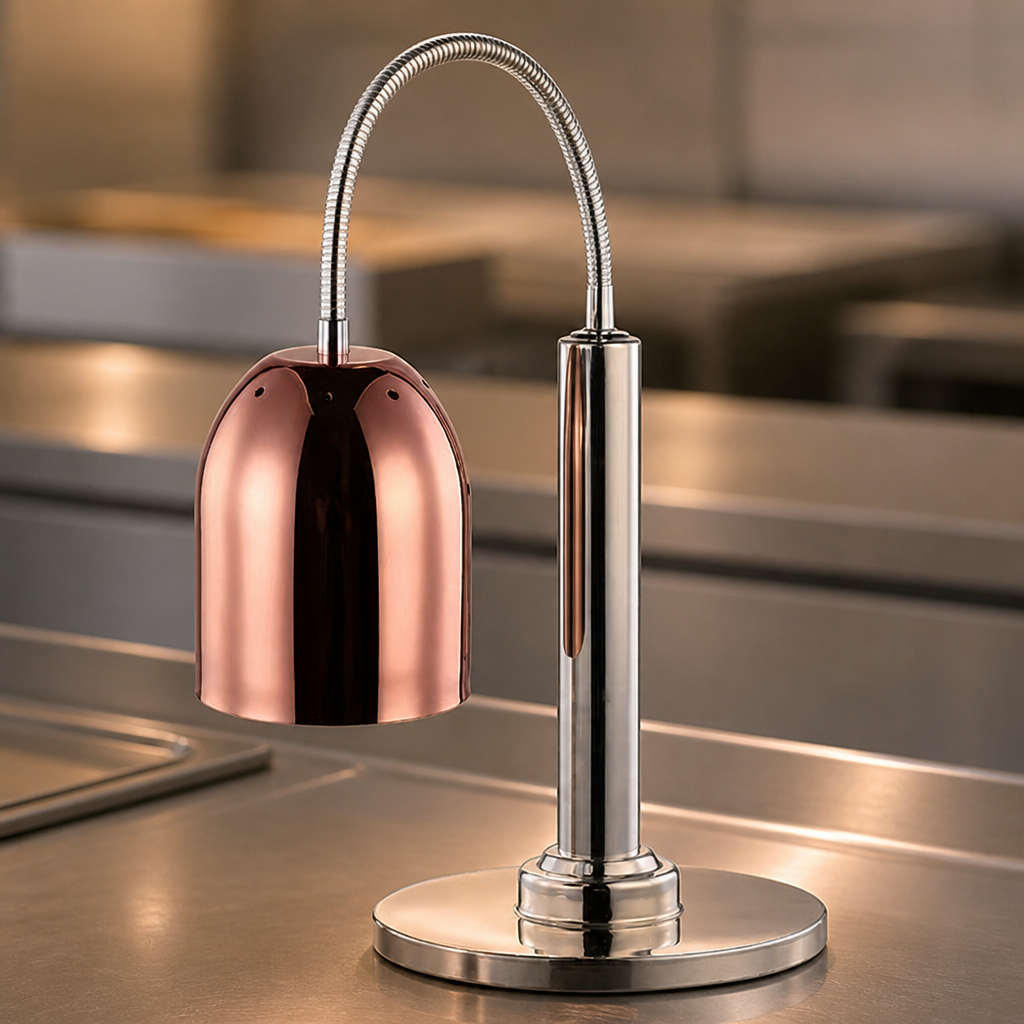 Commercial Copper Heat Shade for Food Warming