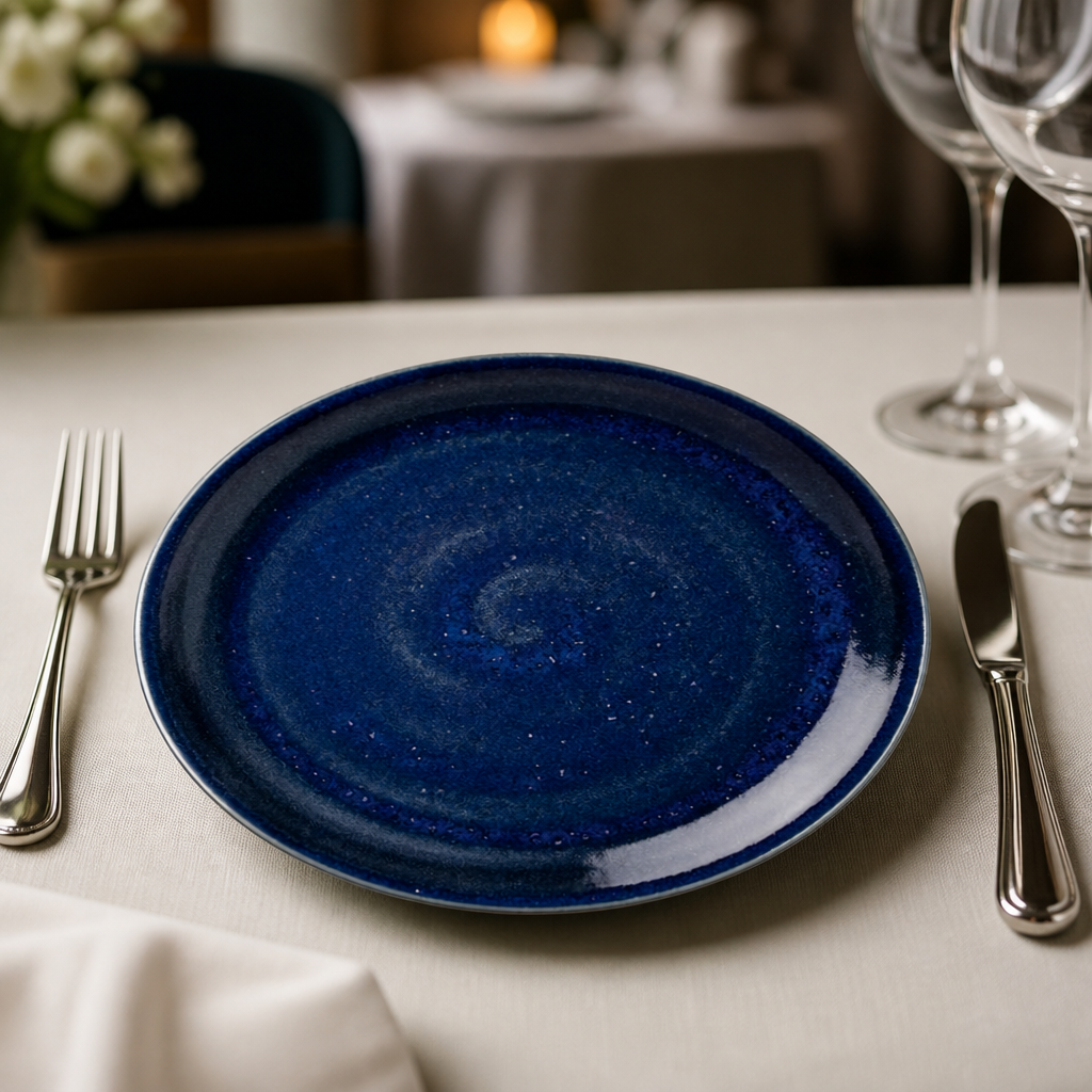 Commercial Coupe Plates 230mm Lapis Blue - 12 Pack