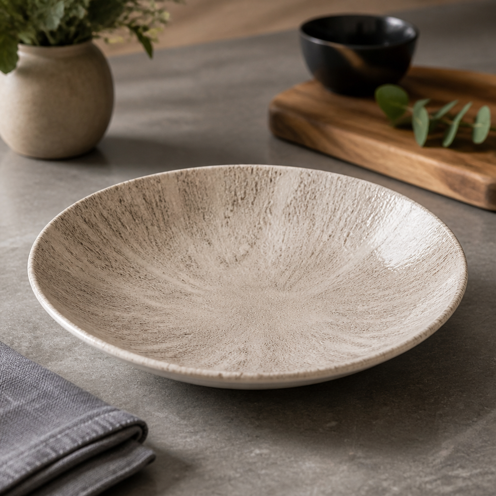 Commercial Stone Coupe Bowls 248mm 1.14L Agate Grey 12 Pack