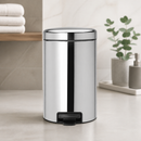 Commercial 12L Pedal Bin for Office Bathroom Bedroom Use