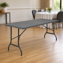 Commercial Wood-Effect Folding Table 6ft for Function Rooms