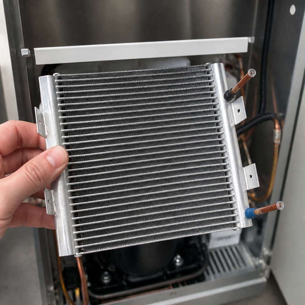 Commercial replacement condenser for slush machine 125mm high