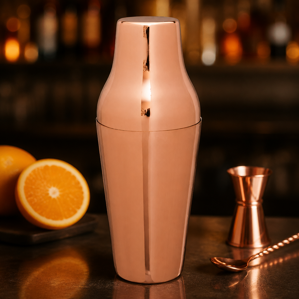 2-Piece Copper Cocktail Shaker for bars and events