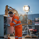 Premium High-Visibility Orange Zip Front Boilersuit - EN471 Class 3 Polycotton Construction for Enhanced Safety