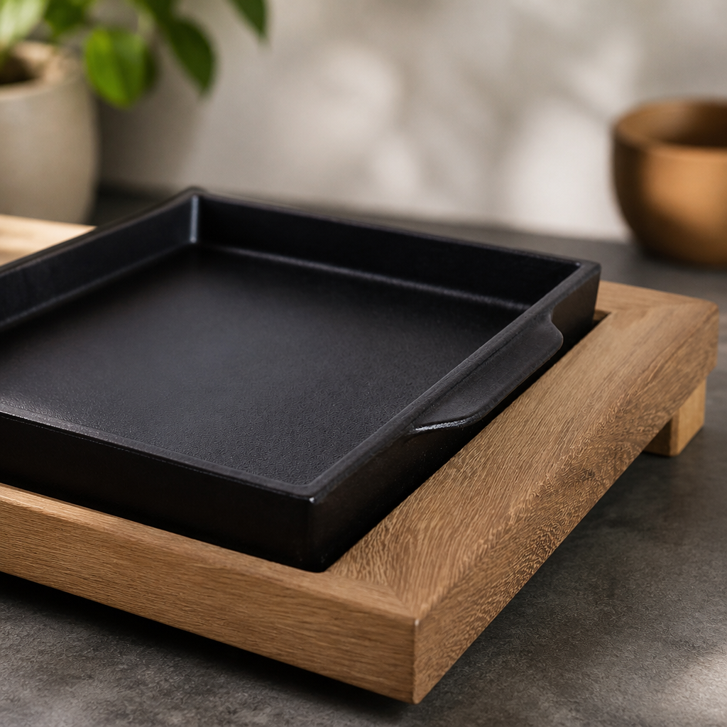 Wooden Trivet 320x220mm for Commercial Charcoal Ovens