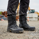 Premium High-Performance Side-Zip Safety Boots with Composite Toe Caps and Waterproof Features for Industrial Use