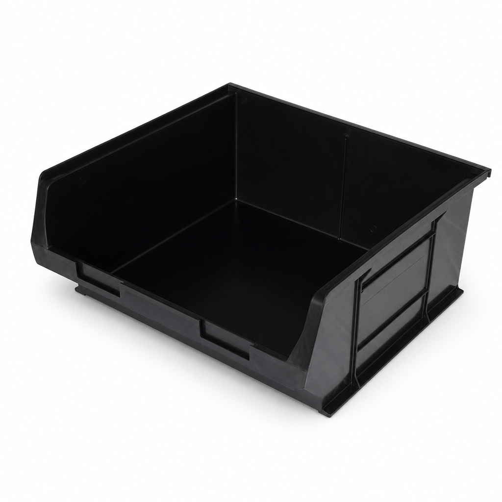 Black Recycled Semi-Open Fronted Picking Containers