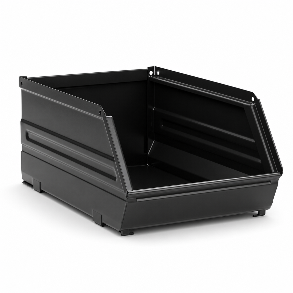 Black Recycled Semi-Open Fronted Picking Containers