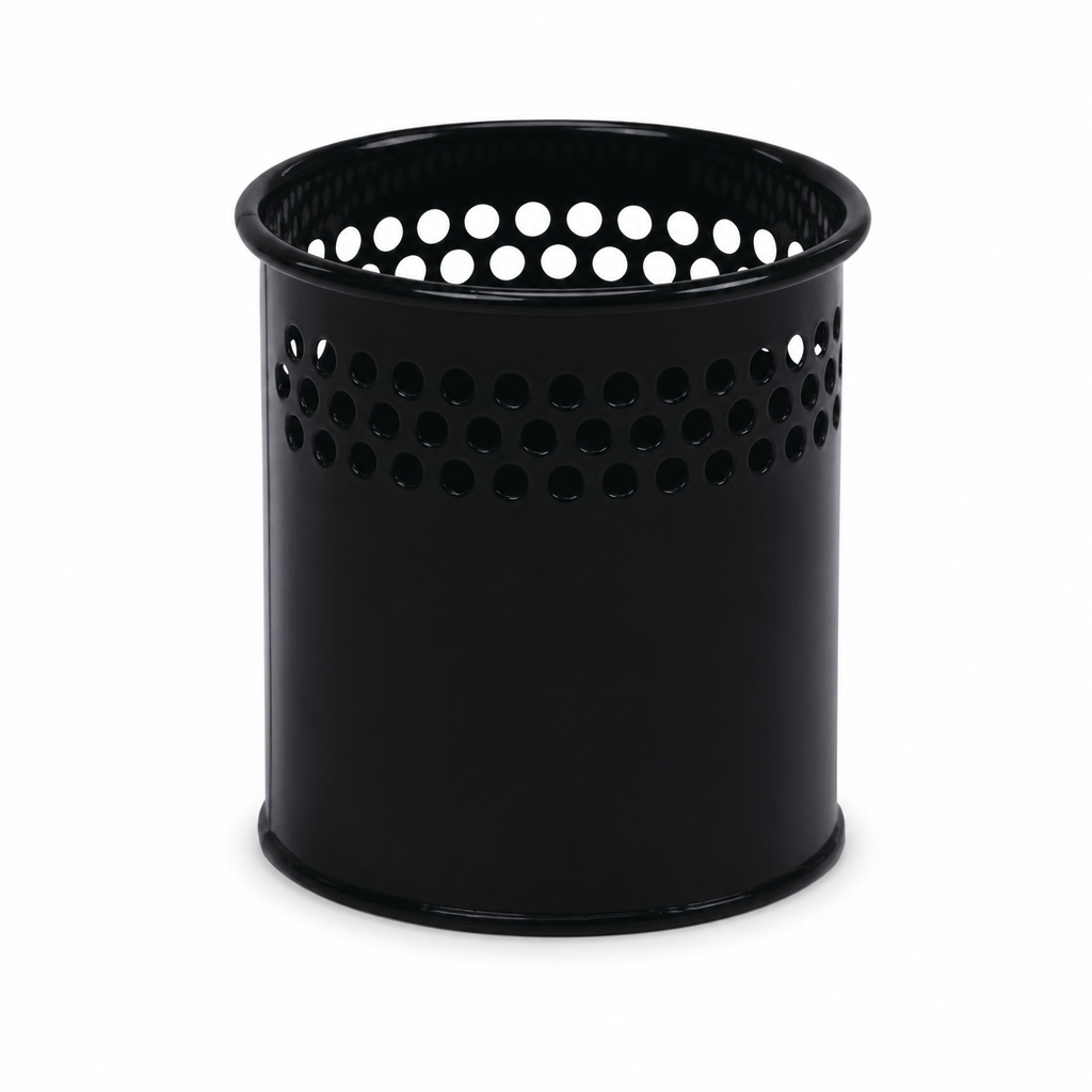 Black Steel Pencil Pot