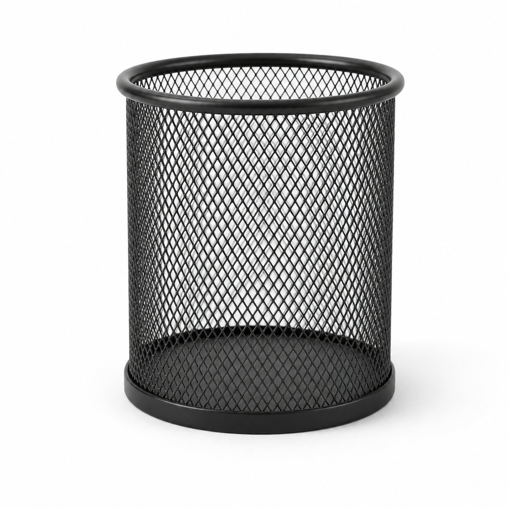 Black Steel Pencil Pot