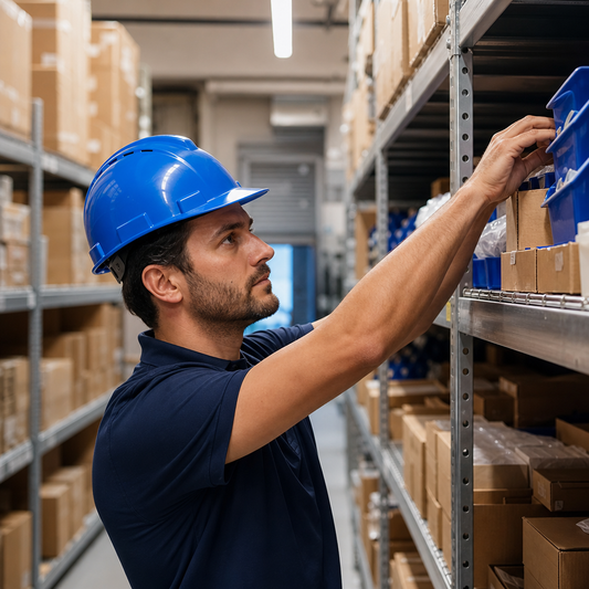 Blue Safety Hard Hat for Construction