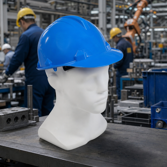 Blue Safety Hard Hat for Construction
