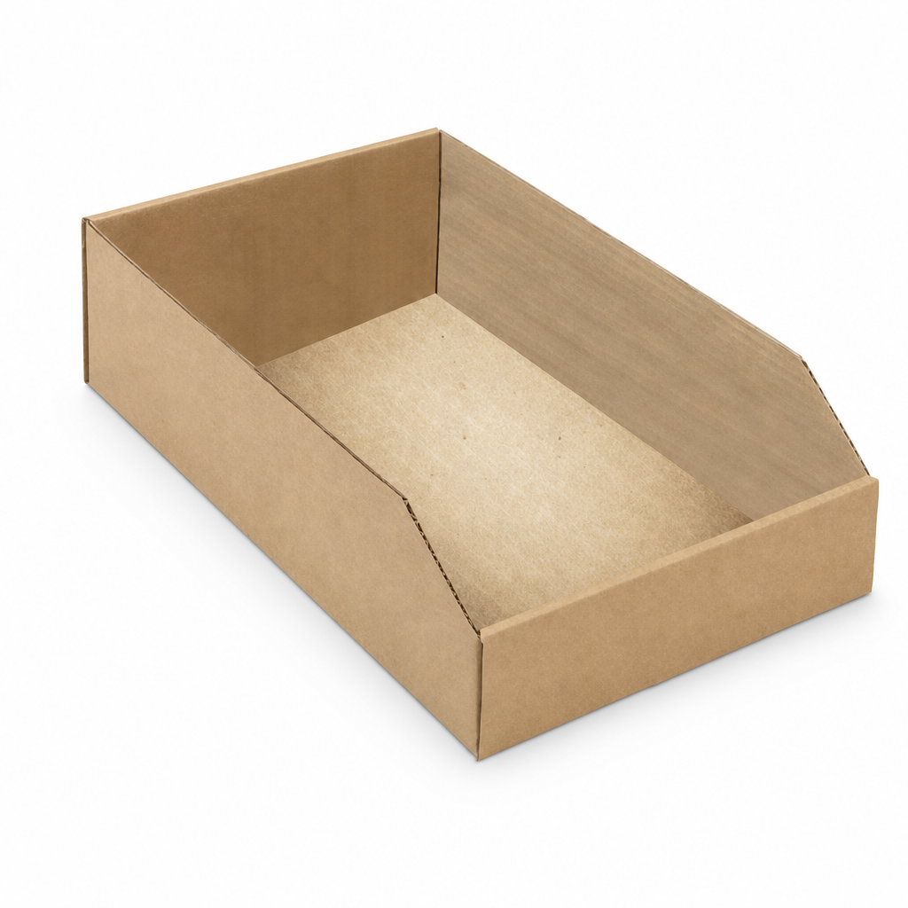 Brown Cardboard Picking Bin 400mm Length