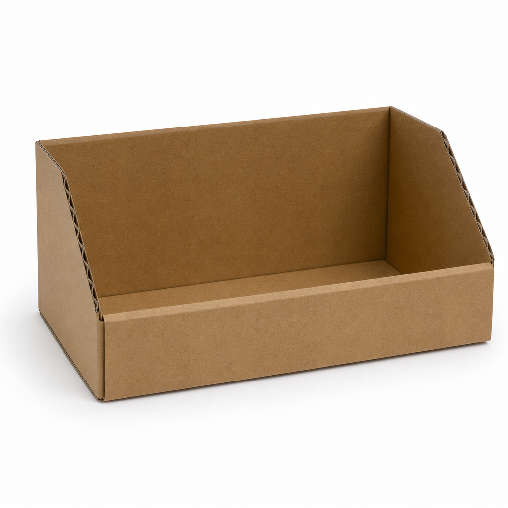 Brown Cardboard Picking Bin 400mm Length