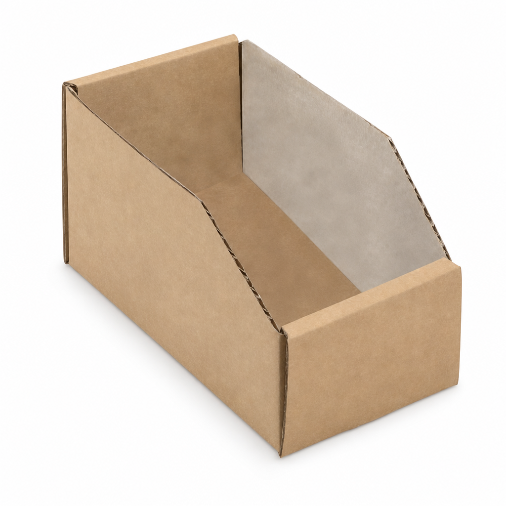 Brown Kraft Cardboard Storage Containers 2.4 Litre