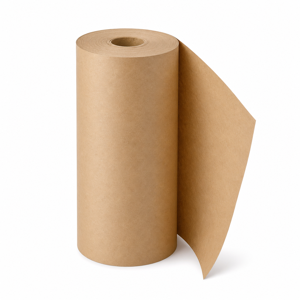 Brown Kraft Wrapping Paper Roll