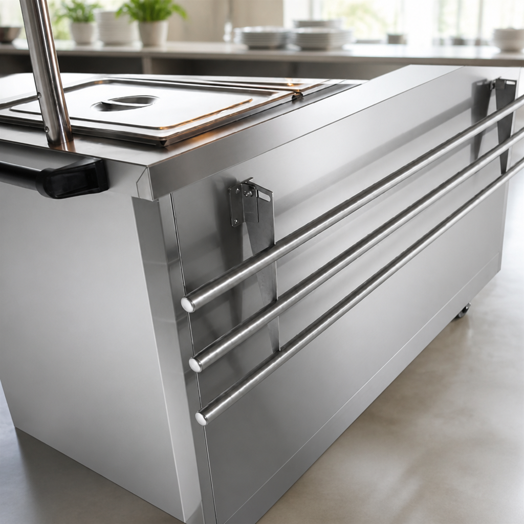 Commercial Drop Down Tray Slide for 6GN Hot Cupboards
