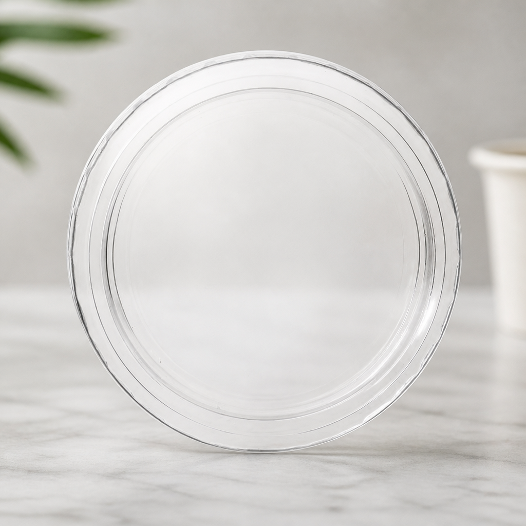 Compostable Cold Portion Pot Lids 59ml 118ml Condiment Pots