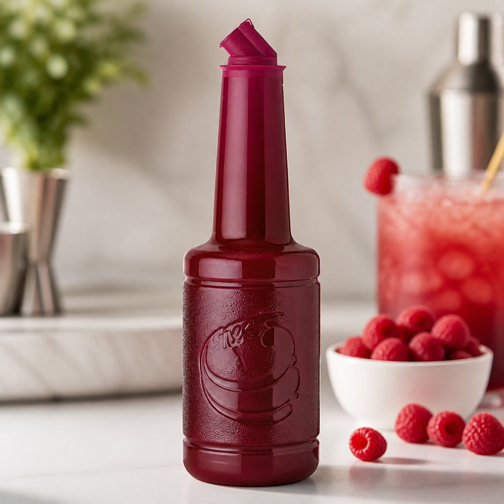 1L Commercial Raspberry Puree Mix for Cocktails and Smoothies